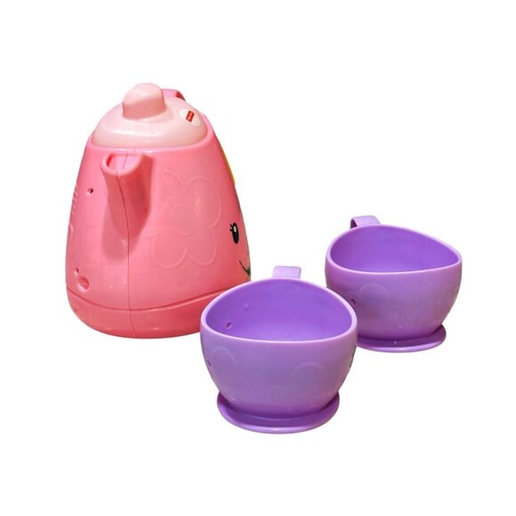 Fisher Price Laugh and Learn Talking Teapot Set Tea for Two Smart Stages VIDEO!! - Picture 3 of 7